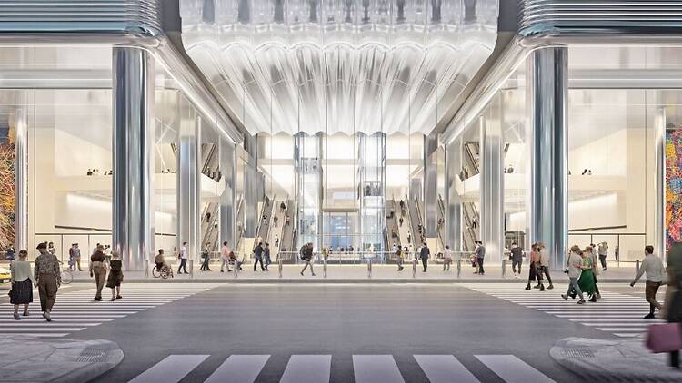 A rendering of the new Port Authority Bus Terminal. A rendering of the new Port Authority Bus Terminal.