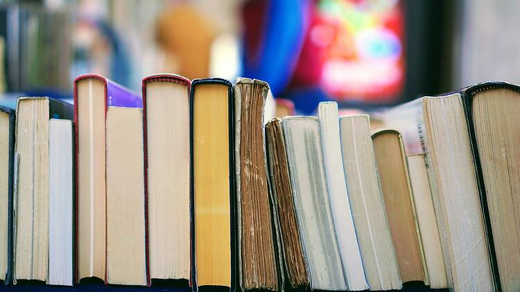 Row of books