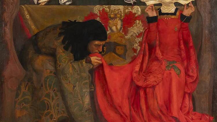 Eleanor Fortescue-Brickdale, 'El pálido semblante del amor verdadero', 1899 Eleanor Fortescue-Brickdale, 'El pálido semblante del amor verdadero', 1899