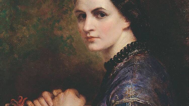 Mary Severn, Autorretrato, c. 1862 Mary Severn, Autorretrato, c. 1862