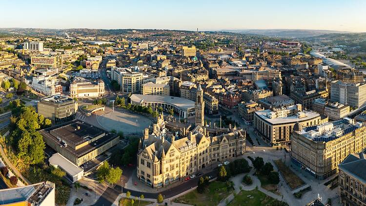 Aerial view of Bradford 