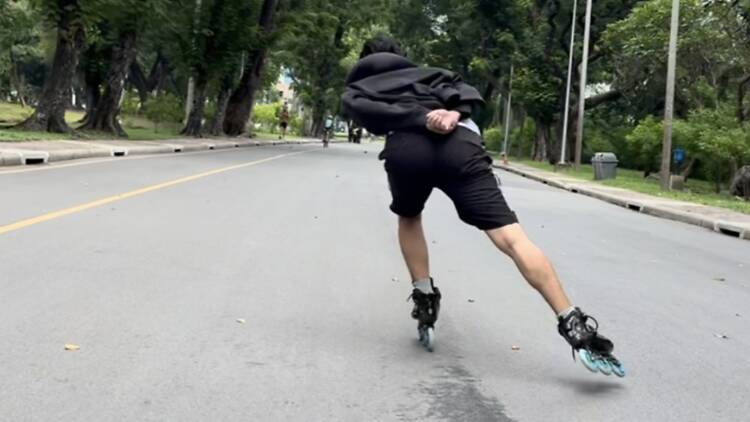 Join Bangkok’s weekly roller-skating meet-up at Lumphini Park