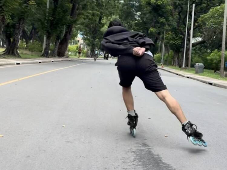 Join Bangkok’s weekly roller-skating meet-up at Lumphini Park