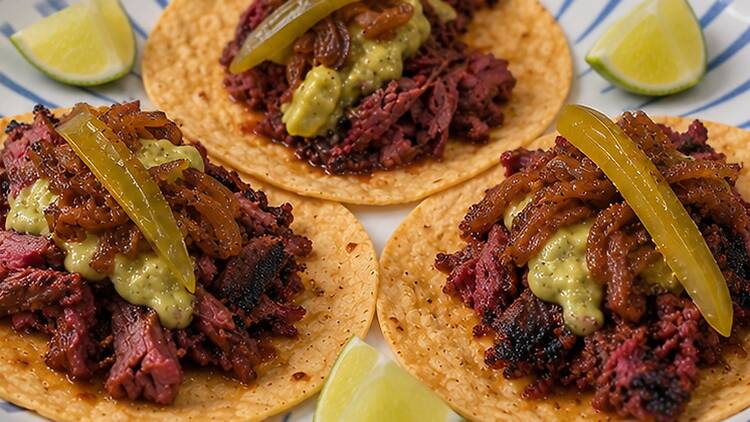 Taco de pastrami