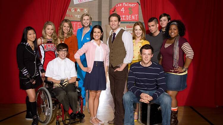 The cast of "Glee" The cast of "Glee"