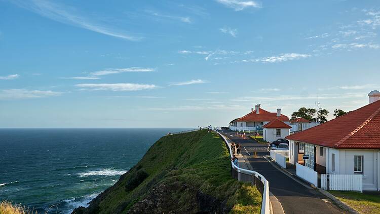 Houses near beach