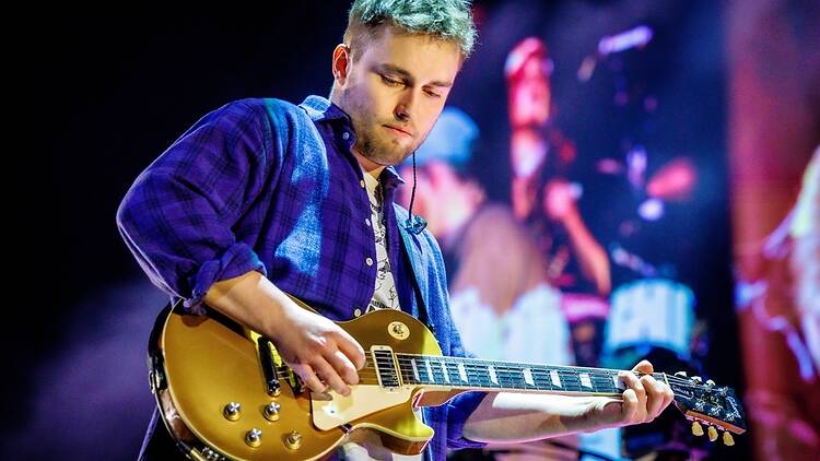 March,18,2025.,Afas,Live,Amsterdam,,The,Netherlands.,Concert,Of Sam Fender at AFAS Live Amsterdam, the Netherlands, March 2025