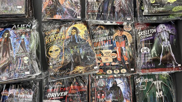 Various costumes for Halloween