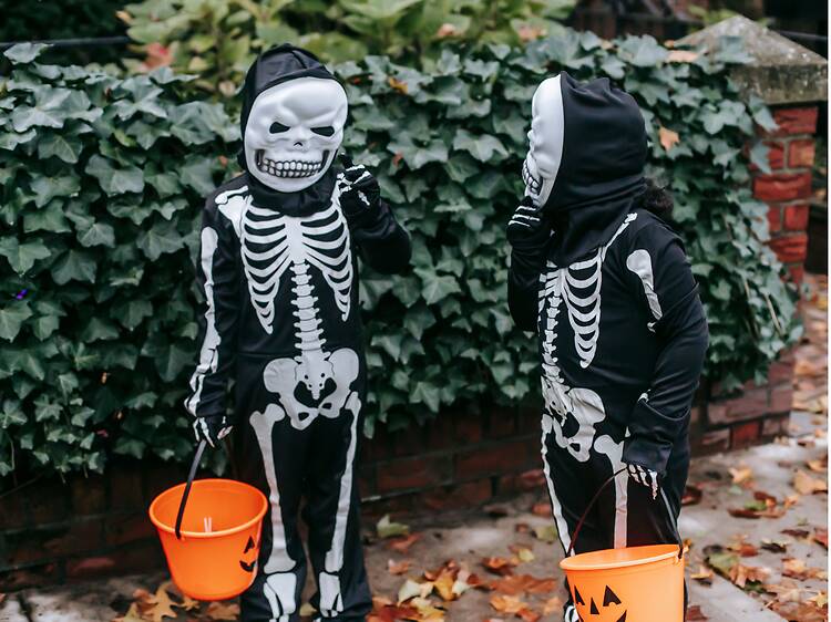 Pijamada de terror para niños