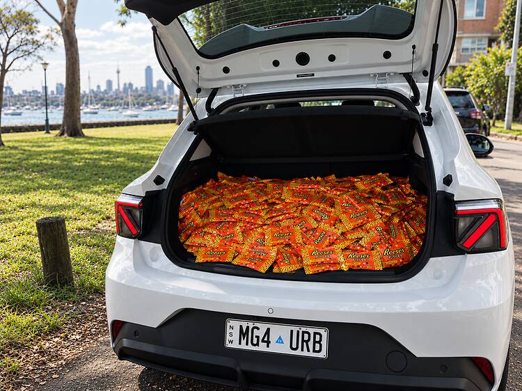 MG4 EV Urban x Reese’s Australia pop-up at Ghost Festival MG4 EV Urban x Reese’s Australia pop-up at Ghost Festival