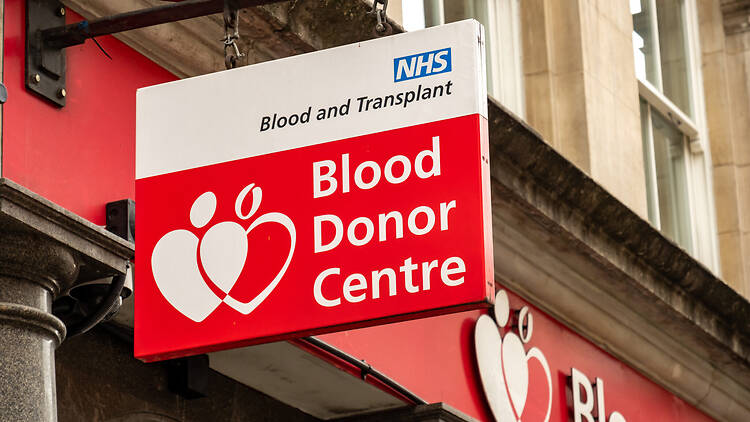 Blood donation centre