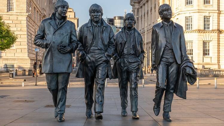 The Beatles statue at Pierhead Liverpool The Beatles statue at Pierhead Liverpool