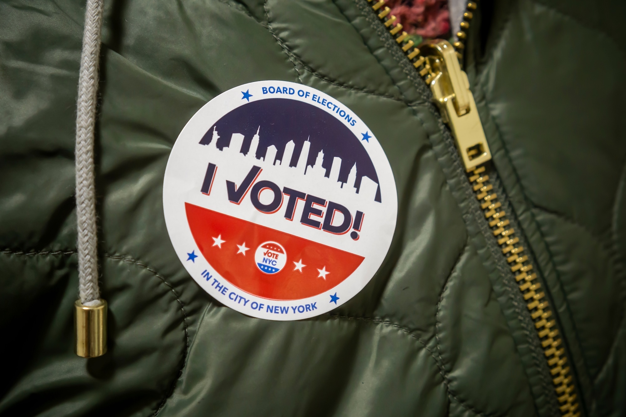 You can score festively spooky 'I Voted' NYC stickers if you head to the polls on Halloween