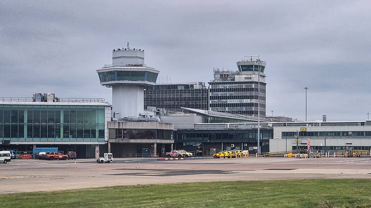 Manchester,,Uk,June,16,,2026:,Manchester,Airport,Exterior,Shot,Of Manchester Airport