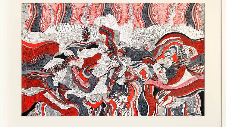 Artwork by Alita Chandra, whose show with her father Avinash Chandra opens on October 28 Artwork by Alita Chandra, whose show with her father Avinash Chandra opens on October 28