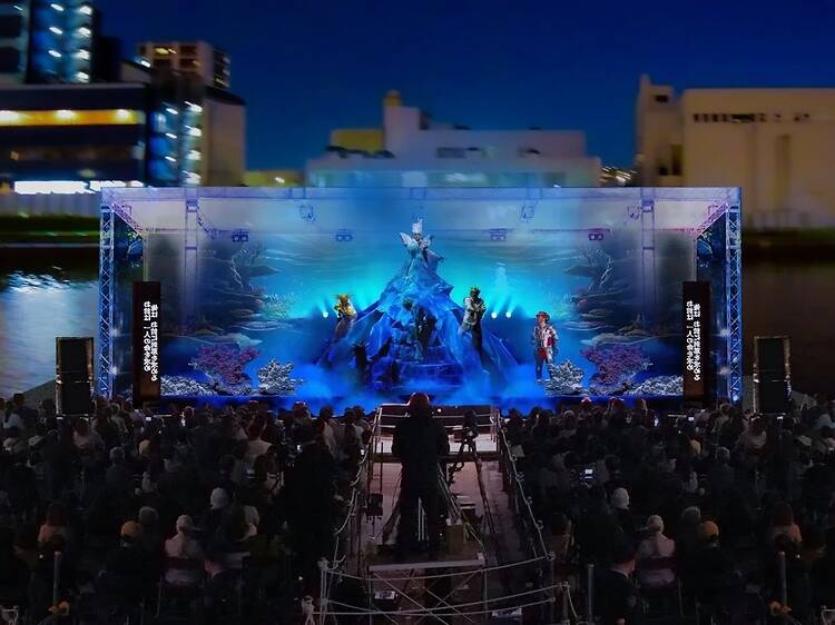 運河や夜景を舞台装置に、天王洲で水上オペラ「リトルマーメイド」開催へ