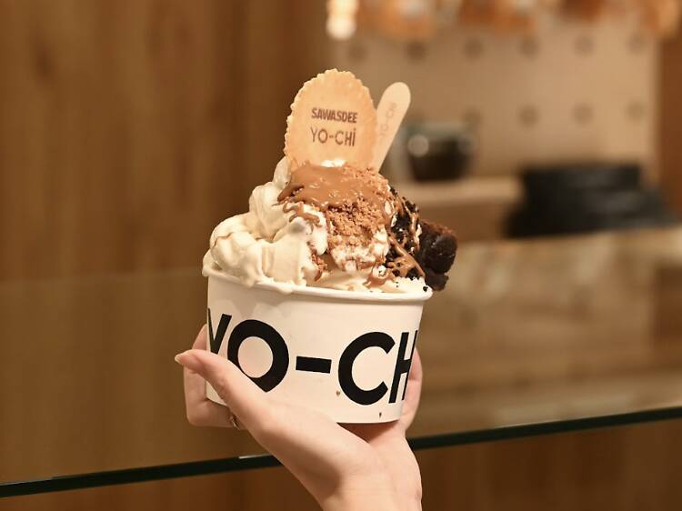 Build your own frozen yoghurt fix at Yo-Chi