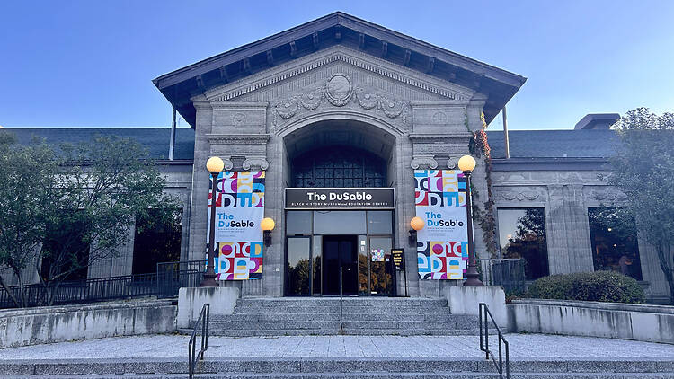 Outside the DuSable Museum