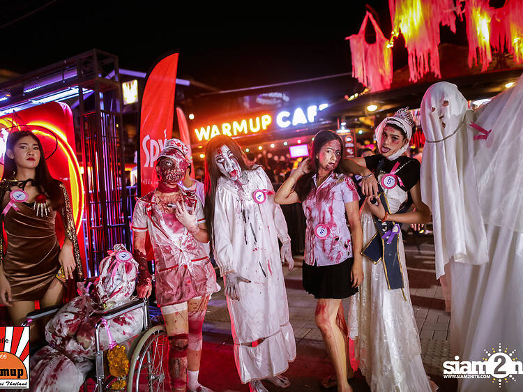 Dress scary and party harder at Warmup Café