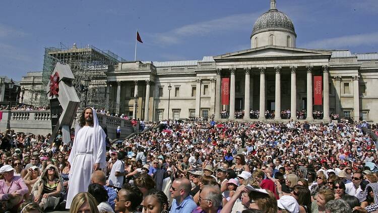 The Passion of Jesus, Wintershall Players, Trafalgar Square