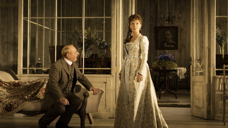 New_OldVicHeddaGabler. Adrian Scarborough (George Tesman) and Sheridan Smith (Hedda Gabler) Credit Johan Persson_01226.jpg