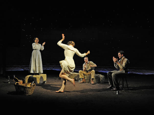 Pandora Colin (Eleanor), Hattie Morahan (Helen), Shaun Dooley (Robert) and Pip Carter (Edward) in The Dark Earth and the Light Sky. Photo credit Nobby Clark.jpg Pandora Colin (Eleanor), Hattie Morahan (Helen), Shaun Dooley (Robert) and Pip Carter (Edward) in The Dark Earth and the Light Sky. Photo credit Nobby Clark.jpg