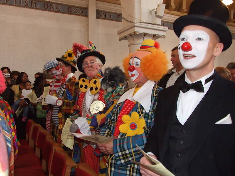 Clown around at the annual Grimaldi Service