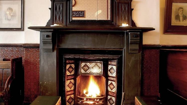 Cosy up next to an open fire