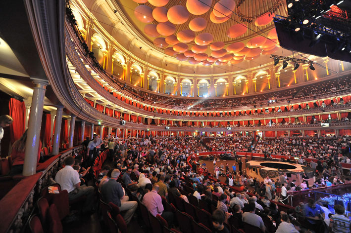 Royal Albert Hall detailed seat numbers seating plan - MapaPlan.com