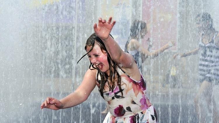 Play fountains in London