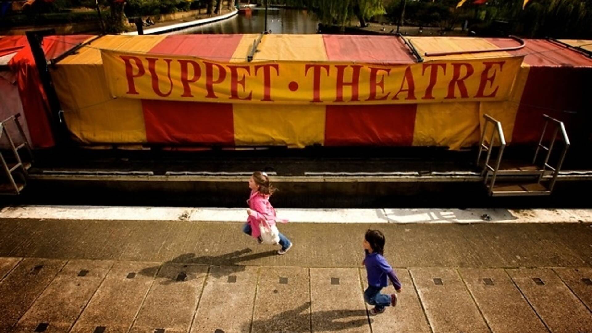 Puppet Theatre Barge Theatre in Little Venice, London