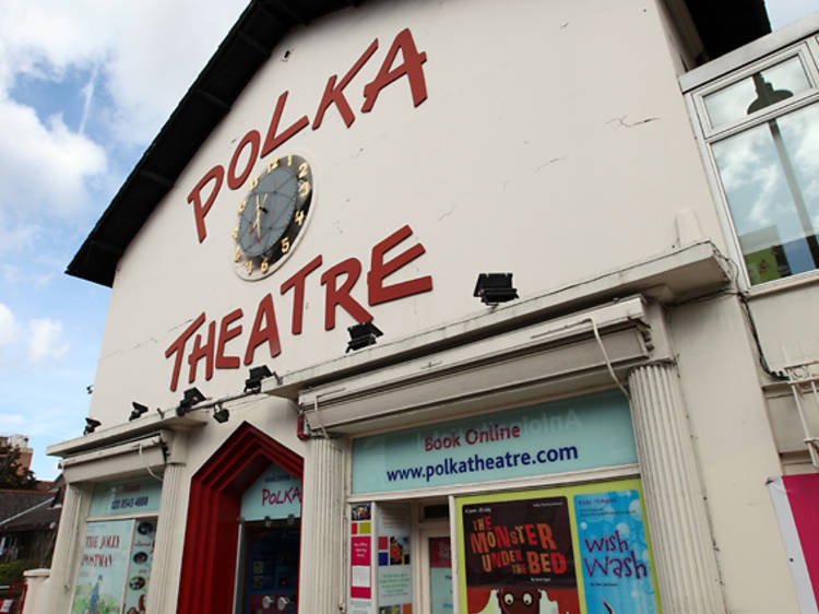 See a show and play in the giant Wendy House at the Polka Theatre