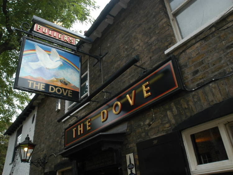 Drink by the river at The Dove