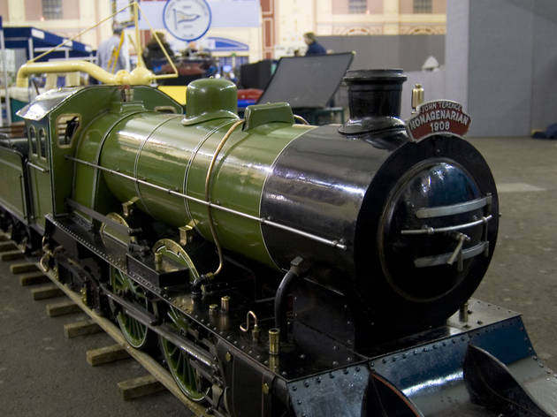London Model Engineering 100yr old model train.jpg London Model Engineering 100yr old model train.jpg