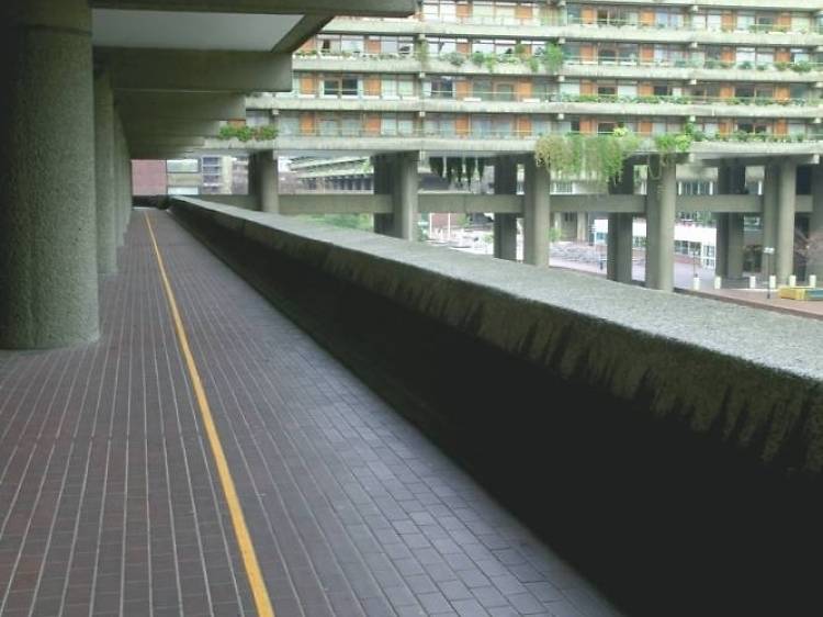 Zoom around on scooters on the Barbican highwalks