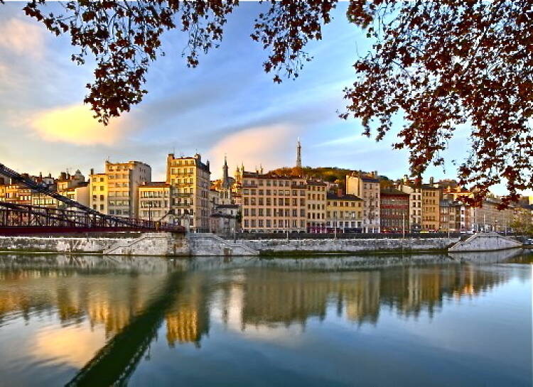 Passerelle Saint-Vincent, Saône River © Lyon Tourism and conventions