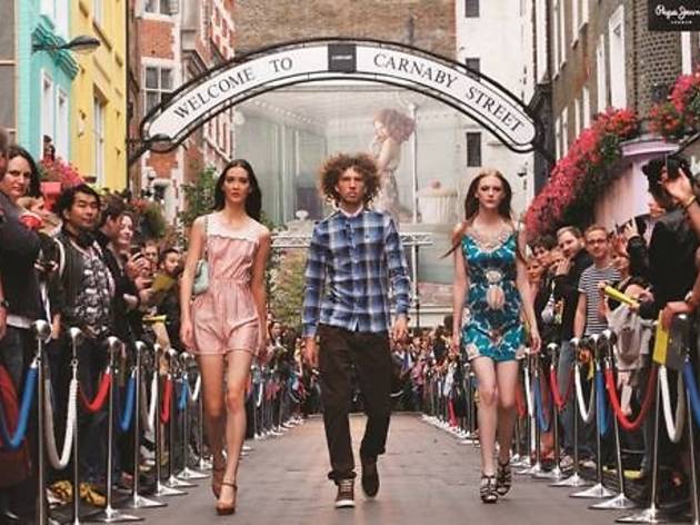 Carnaby Catwalk In London