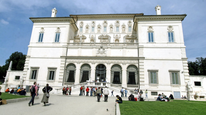 Villa Borghese and the Borghese Gardens in Rome